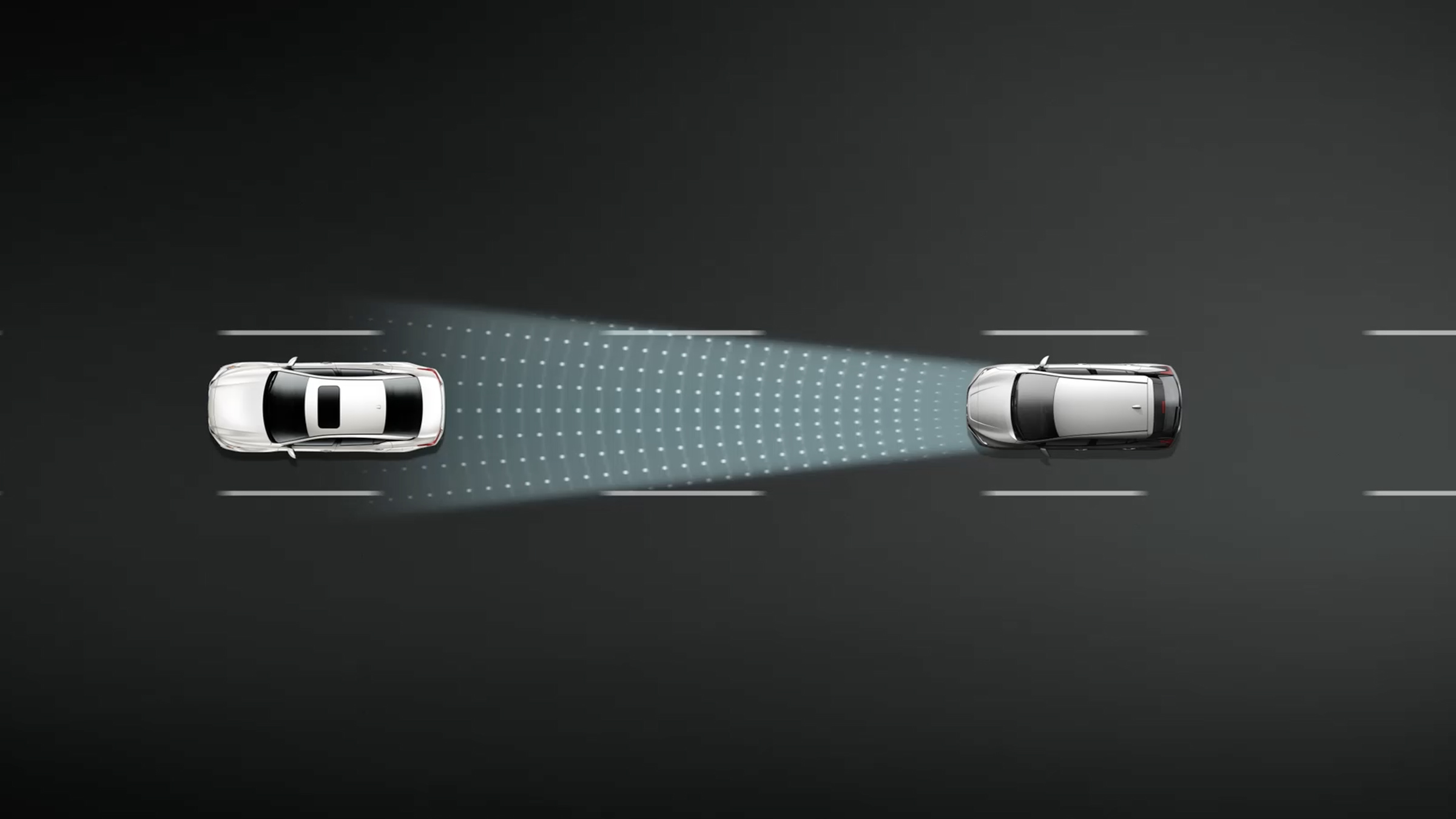 Intelligent Cruise Control illustratie
