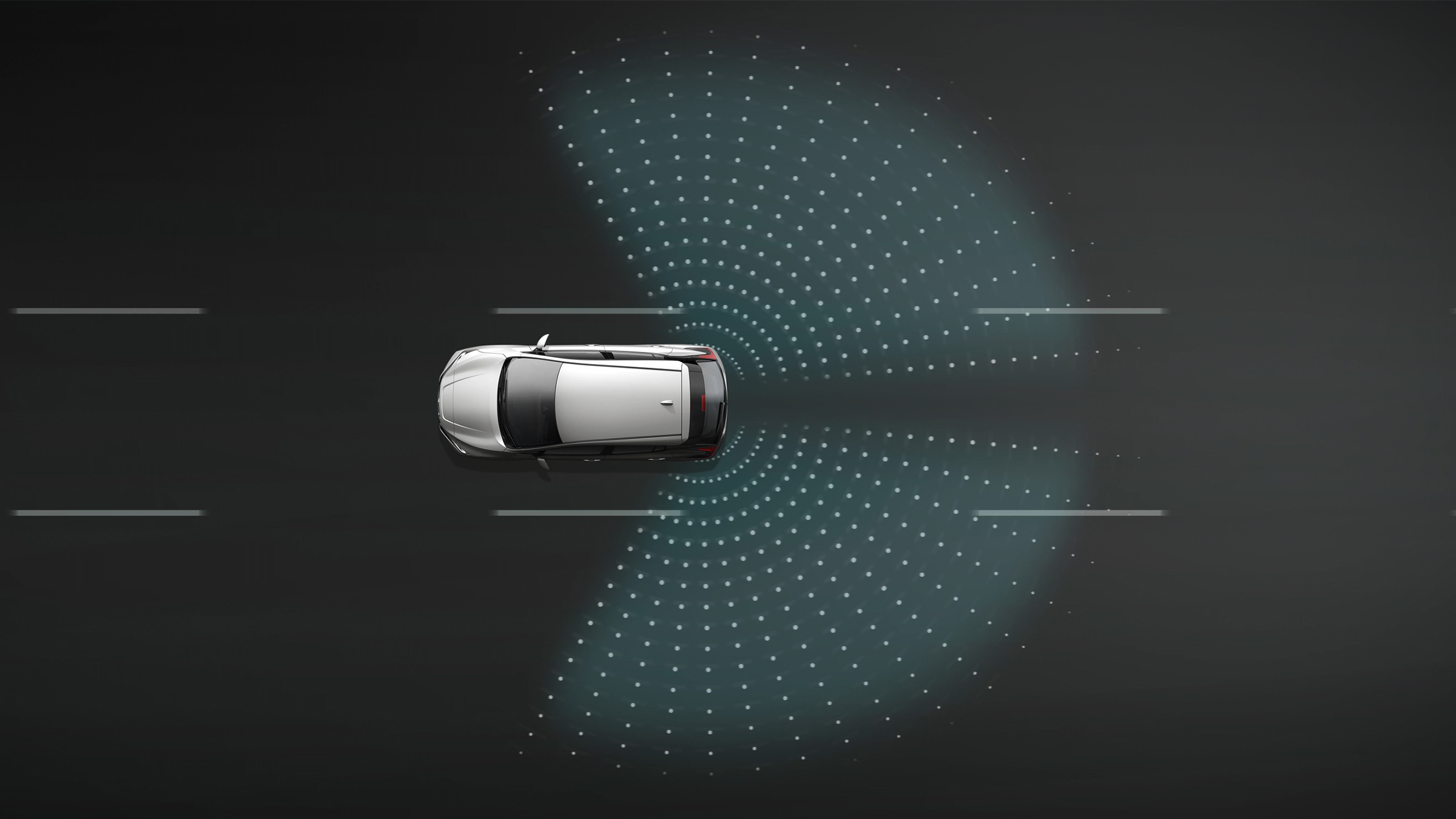 Blind Spot Warning illustratie