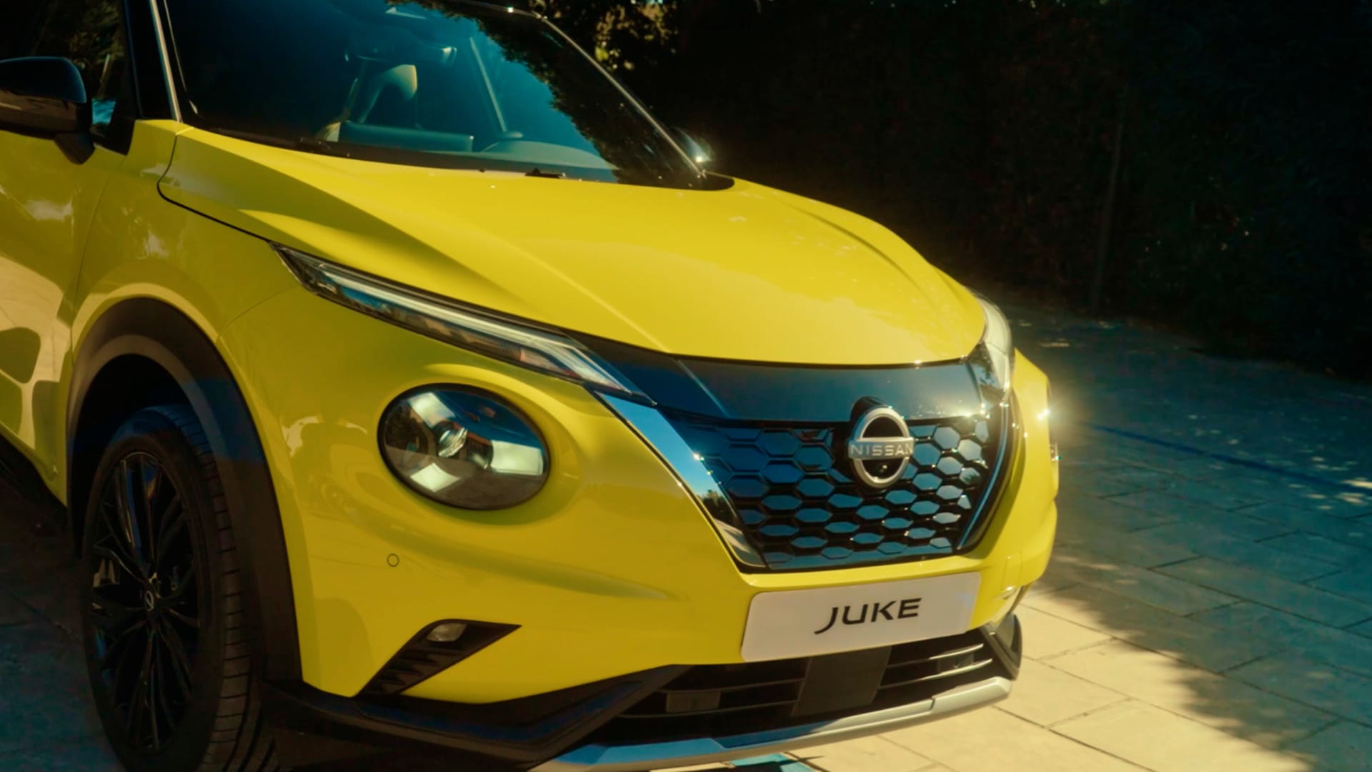 Nissan JUKE buitenkantontwerp vooraan video loop